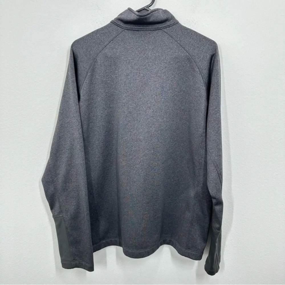 The North Face Men's Size‎ Large 1/4 Zip Fleece Sweatshirt Pullover Dark Grey